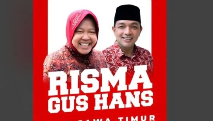 PDIP Usung Pasangan Risma-Gus Hans di Pilgub Jatim 2024